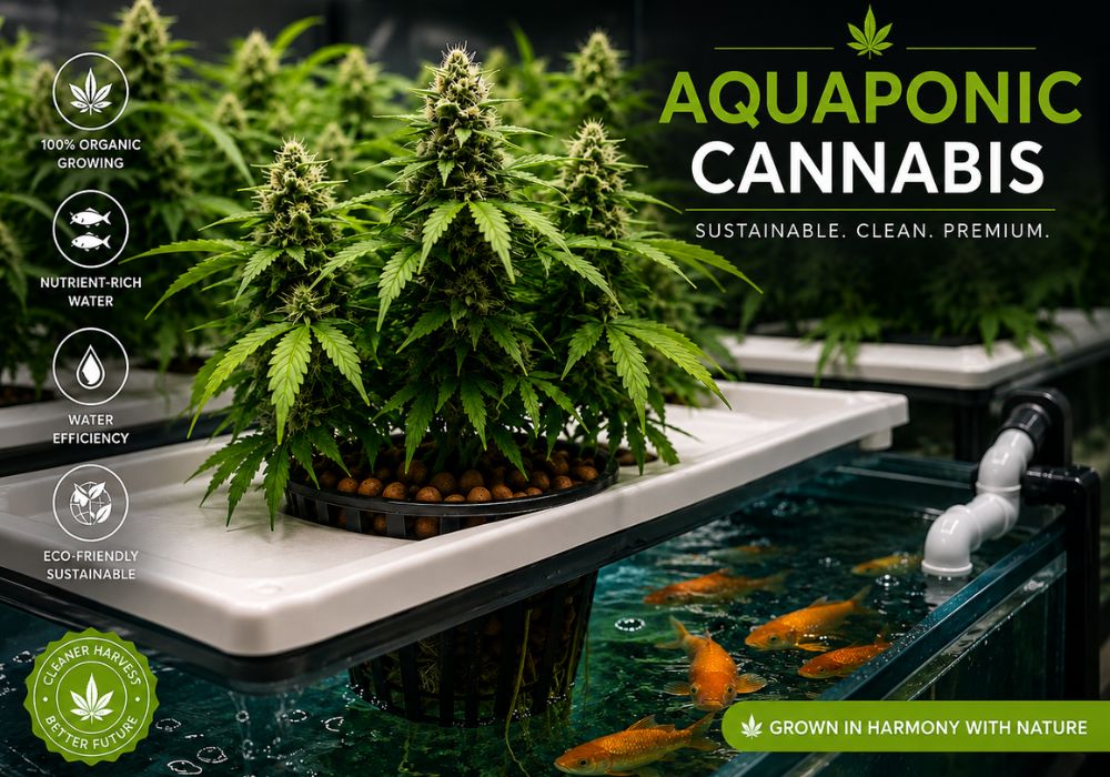 How Aquaponic Cannabis Produces Cleaner Hemp Products Aquaponic cannabis product image