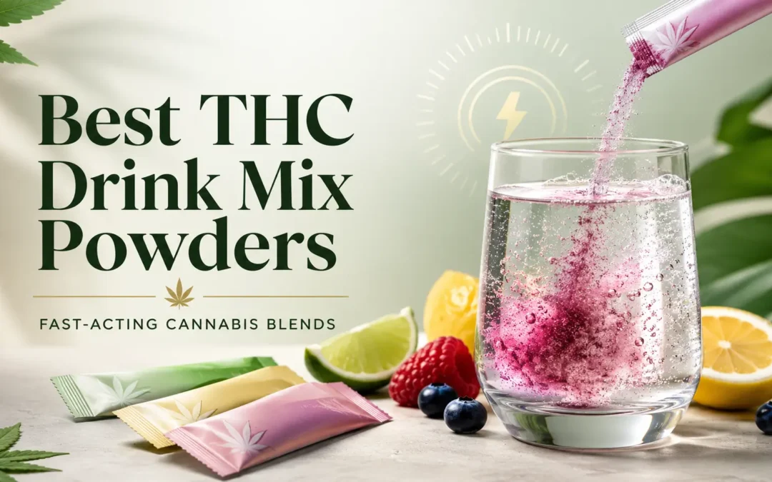 Best THC Drink Mix Powders: Fast-Acting Cannabis Blends