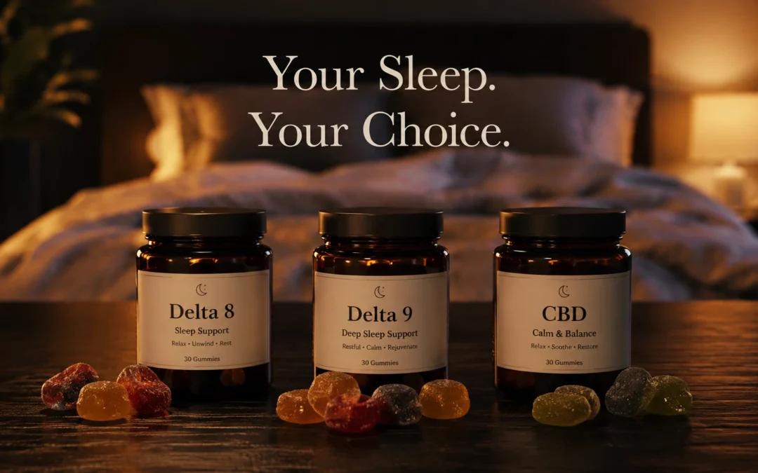 Best THC Gummies for Sleep: Delta 8, Delta 9, or CBD?