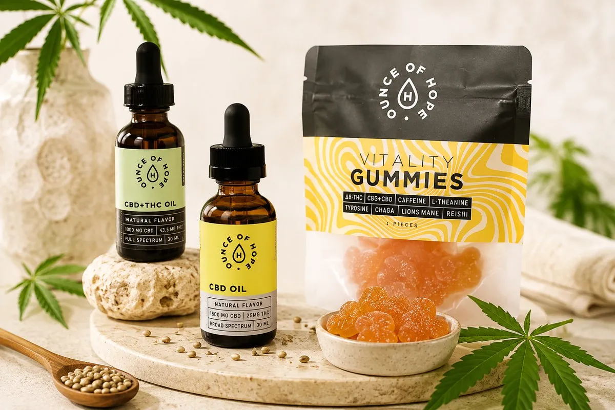CBD gummies and oil for pain management