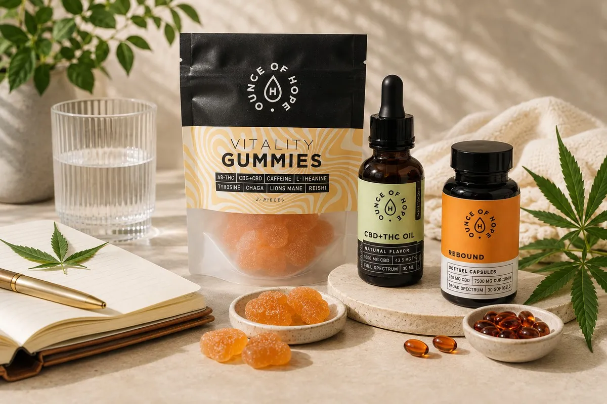 CBD oil, gummies and softgels for pain relief
