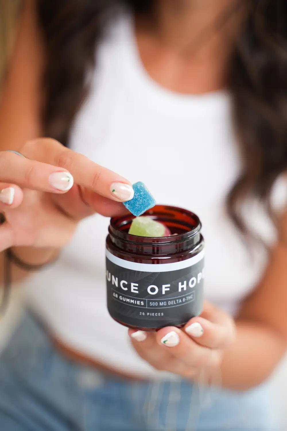 Chastity Holding Delta 8 Gummies