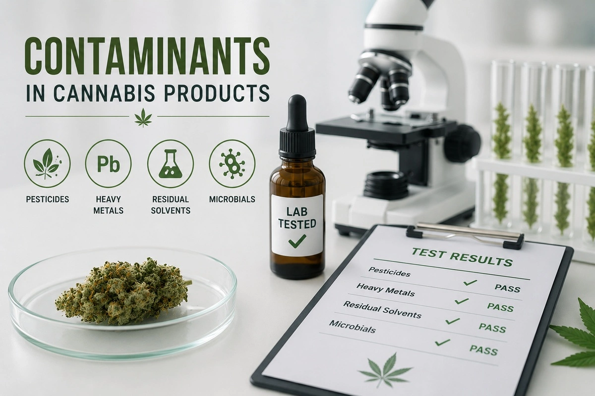Cannabis contaminant lab safety testing