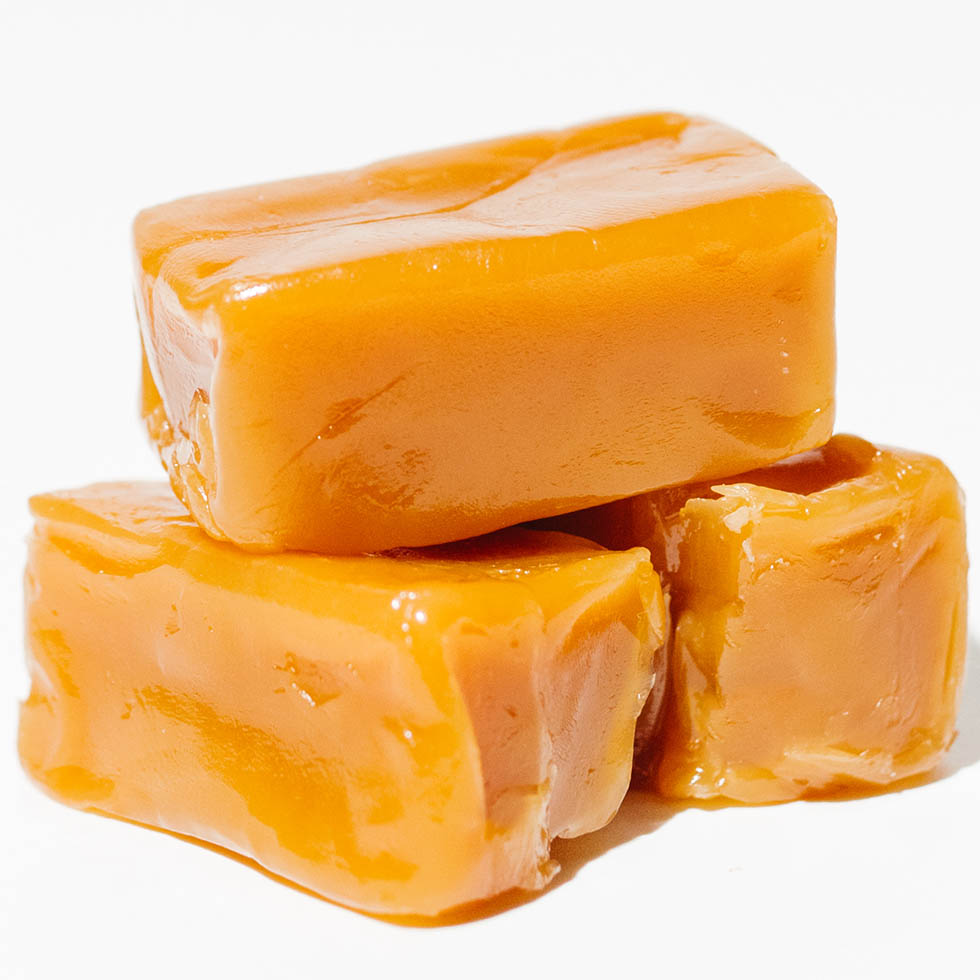 Delta-9 caramels closeup