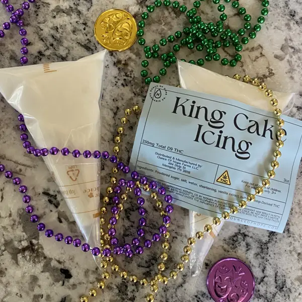 250MG Delta 9 King Cake - ICING ONLY