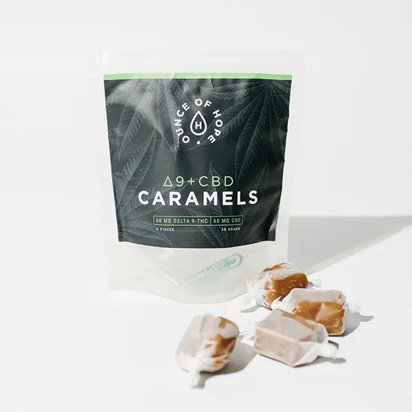 CBD Caramel Edibles by Ounce of Hope Pack