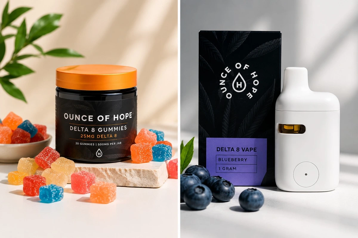 Delta-8 Gummies vs Delta-8 Vapes