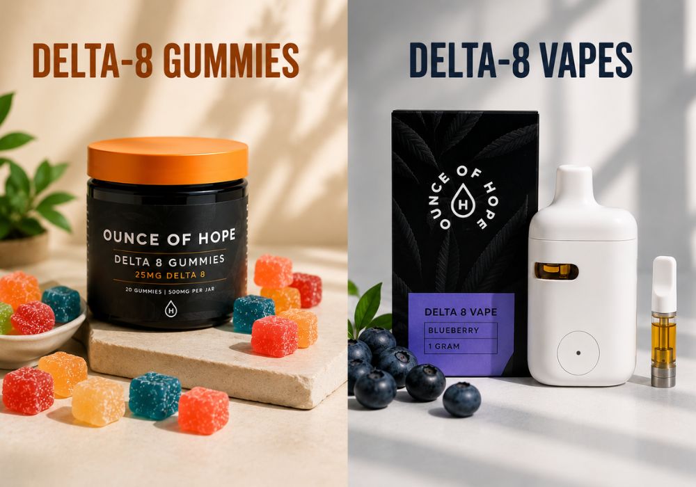 Delta-8 gummies and Delta-8 vapes Products