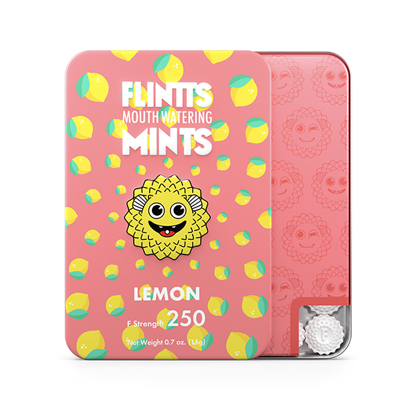 Flintts Mints Lemon Flavor Fresh Breath