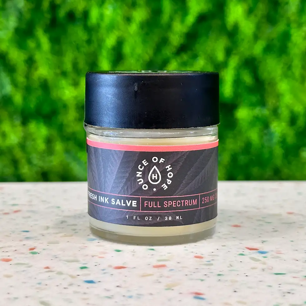 Fresh Ink Tattoo CBD+THC Salve