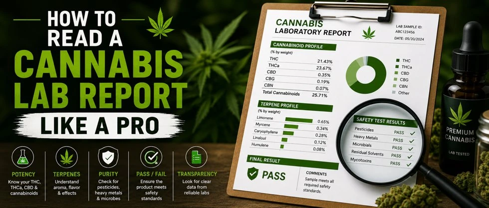 How to Read a Cannabis Lab Report Like a Pro
