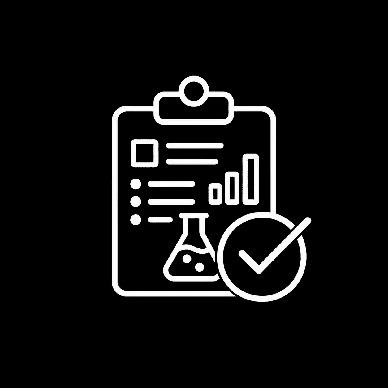 Transparent lab verified quality badge