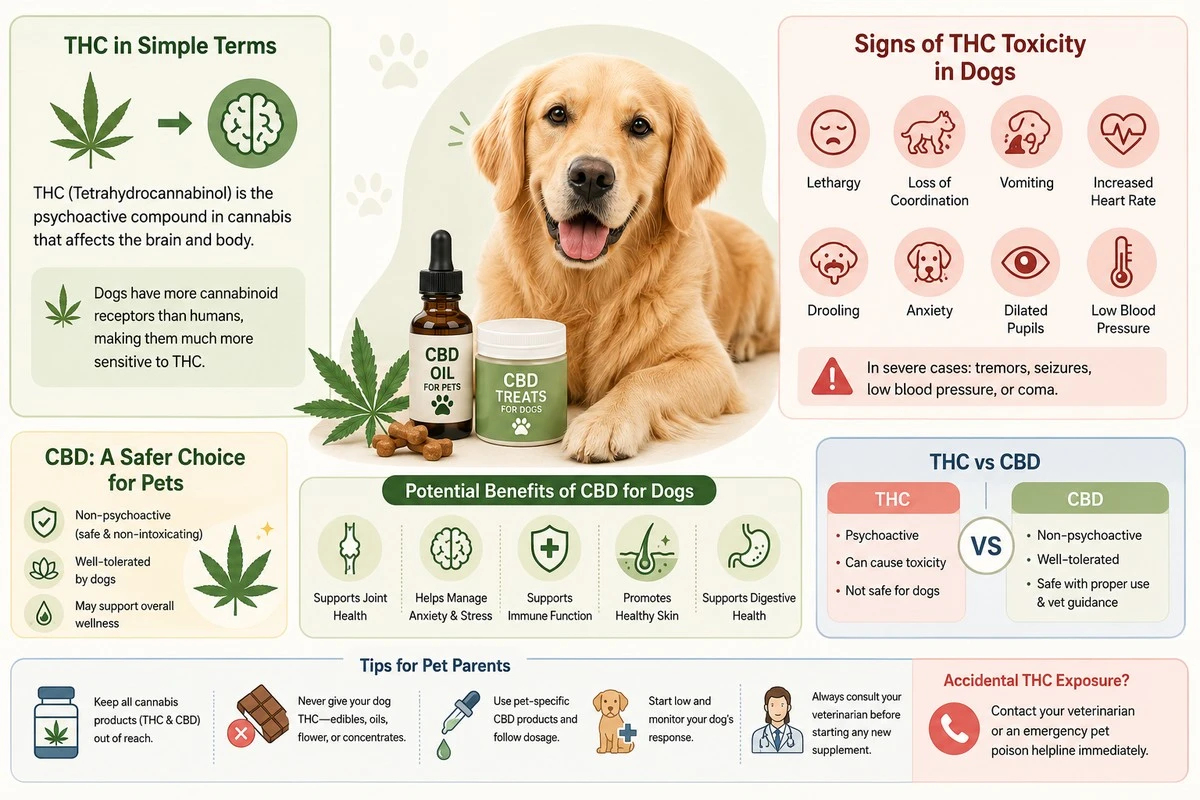 THC vs CBD Safety for Dogs