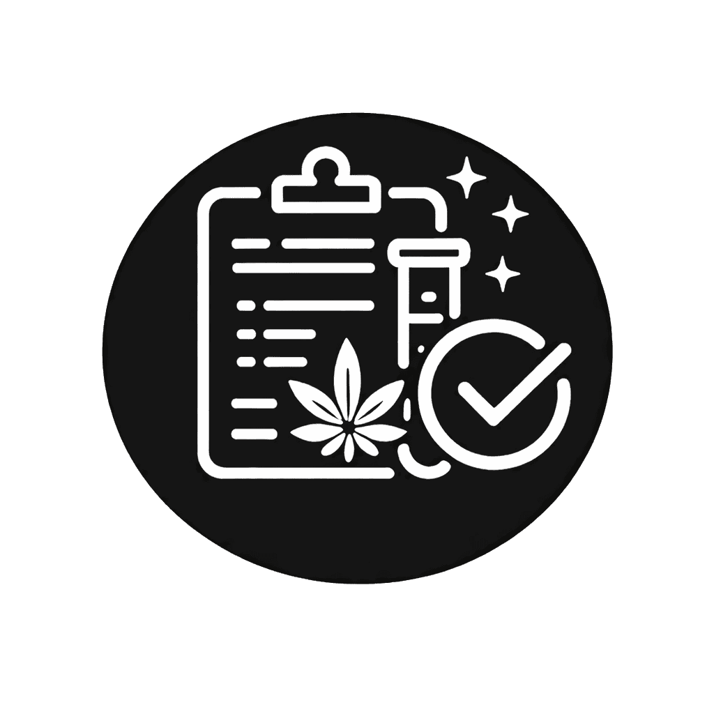 Transparent Lab Verified Quality Transparent lab verified quality badge